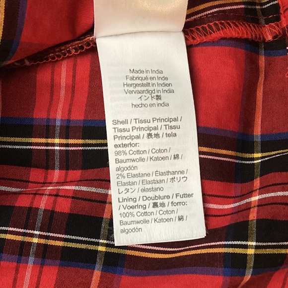 GIRLS J. Crew Crewcuts Holiday Tartan Plaid Dress Size 5 - Picture 6 of 6